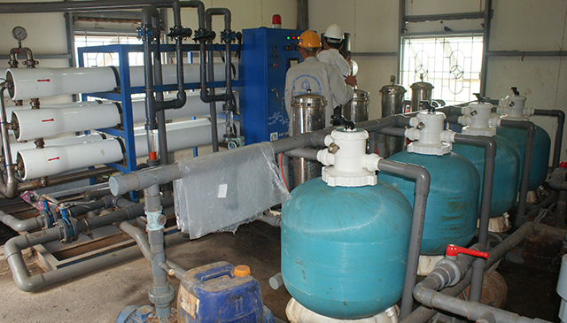 Gói giải pháp xử lý nước nhiễm mặn, nước biển.