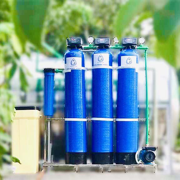 Hệ thống làm mềm tổng 3 cột